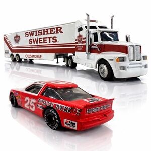 Swisher Sweets Rob Moroso #25 NASCAR Transporter & Car Set 1/2500 RCCA